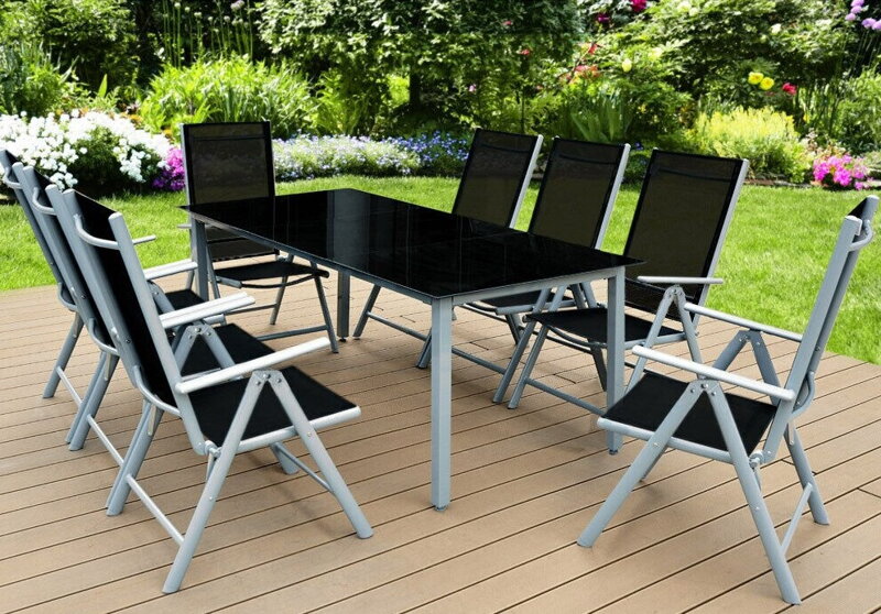 Hliníkový záhradný nábytok