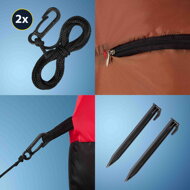 Nafukovací Sob osvetlený, 135cm, červená