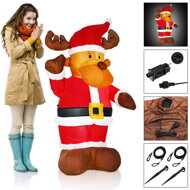 Nafukovací Sob osvetlený, 135cm, červená