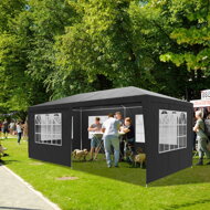 Párty stan NEAPOL, 3x6m, antracitová