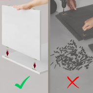 Nočný stolík RAMONA, 58x35x45cm, matná biela/béžová