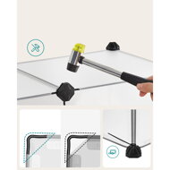 Ohrádka pre malé zvieratá z priehľadného plastu